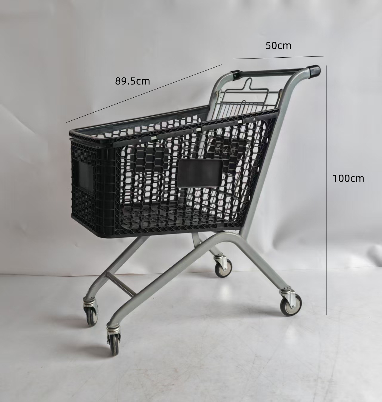 Carrito de Compras de Plástico para Supermercado