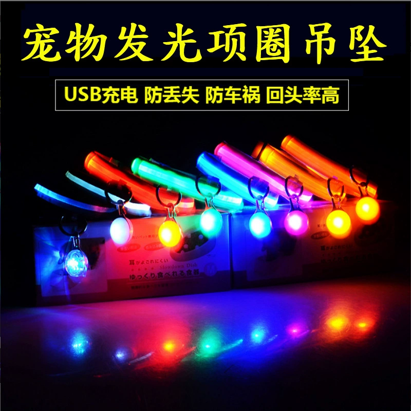 2100224LED светящаяся подвеска светящаяся бирка для собак ПЭТ кулон собака Флэш-бирка на складе дня