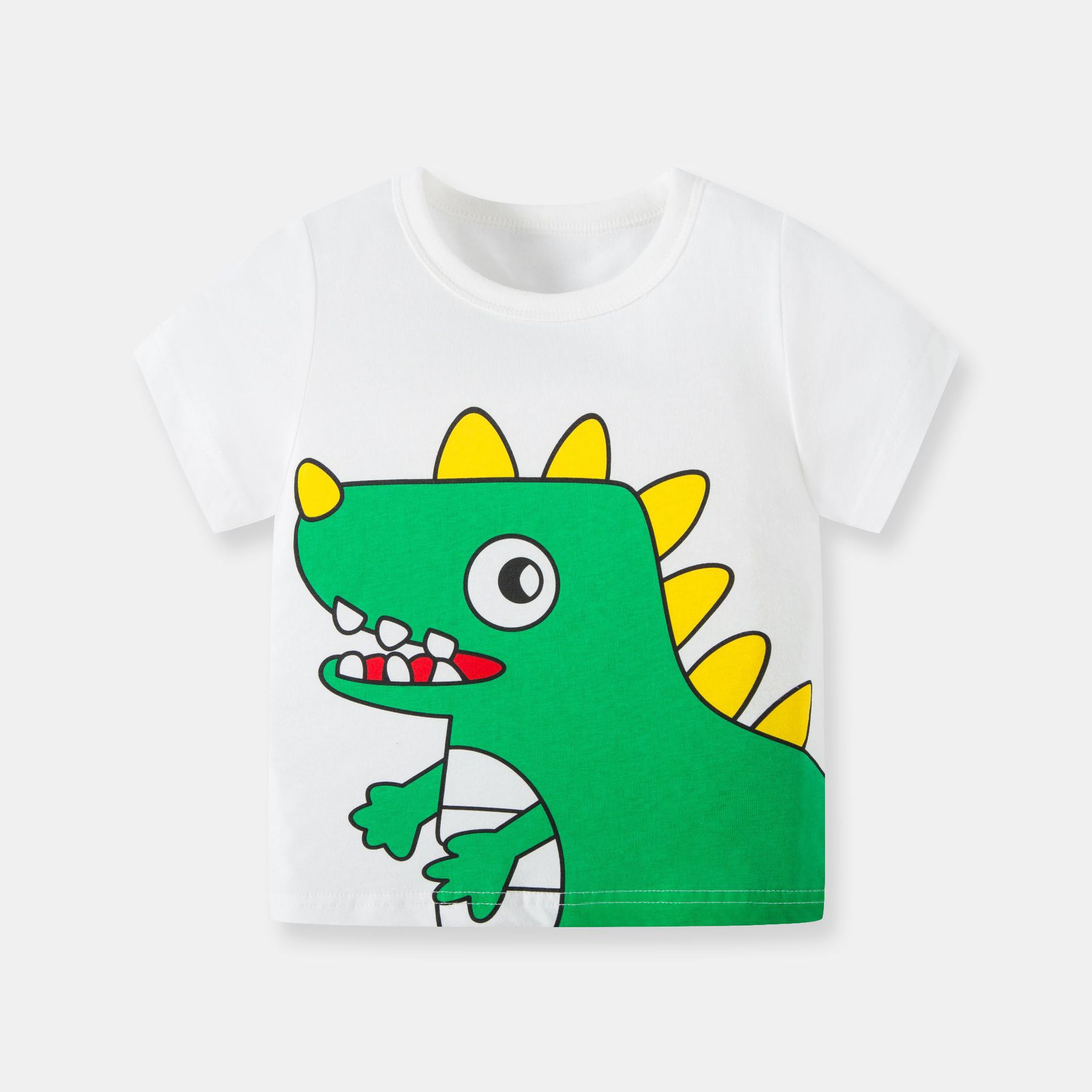 Ropa para niños coreanos al por mayor verano nuevo niño dibujos animados camiseta de manga corta ropa para niños top de bebé fuente transfronteriza