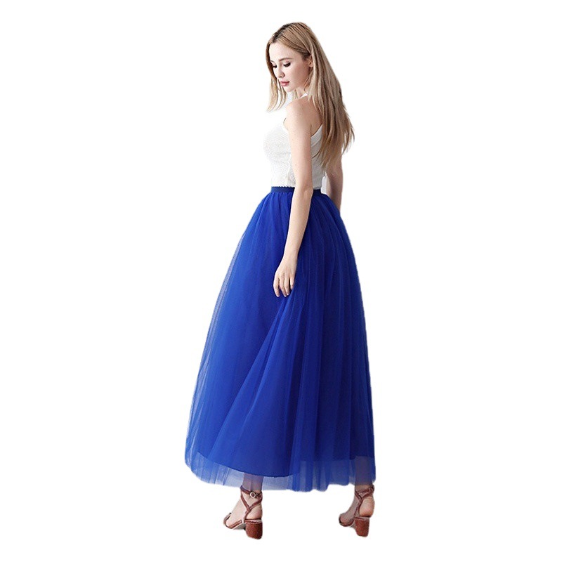 欧米のミディアムドレスのスカートの大人のtulle skirt舞踏会のドレスのスカートのスカートのスカートのスカートの女性