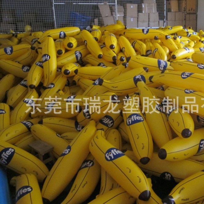 PVC充气香蕉 酒吧夜店道具单身派对充气sex玩具 广告礼品