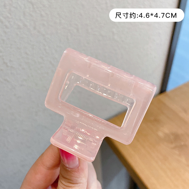 Gran clip de tiburón esmerilado acrílico simple horquilla tocado volumen gran horquilla de alto grado accesorios para el cabello al por mayor