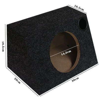 Car speaker/subwoofer, Wooden speaker enclosure for performance - single-speaker-none-65inch-trapezoid-single