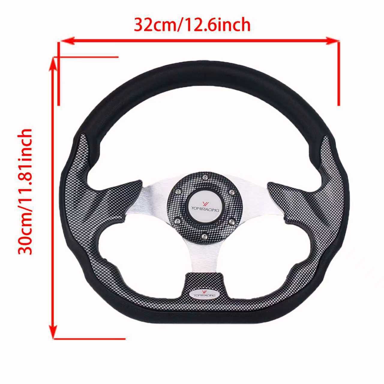 Cross-Border Blue Special-Shaped Yomiracing Steering Wheel Modified for Cars, Yachts, and Golf Courses