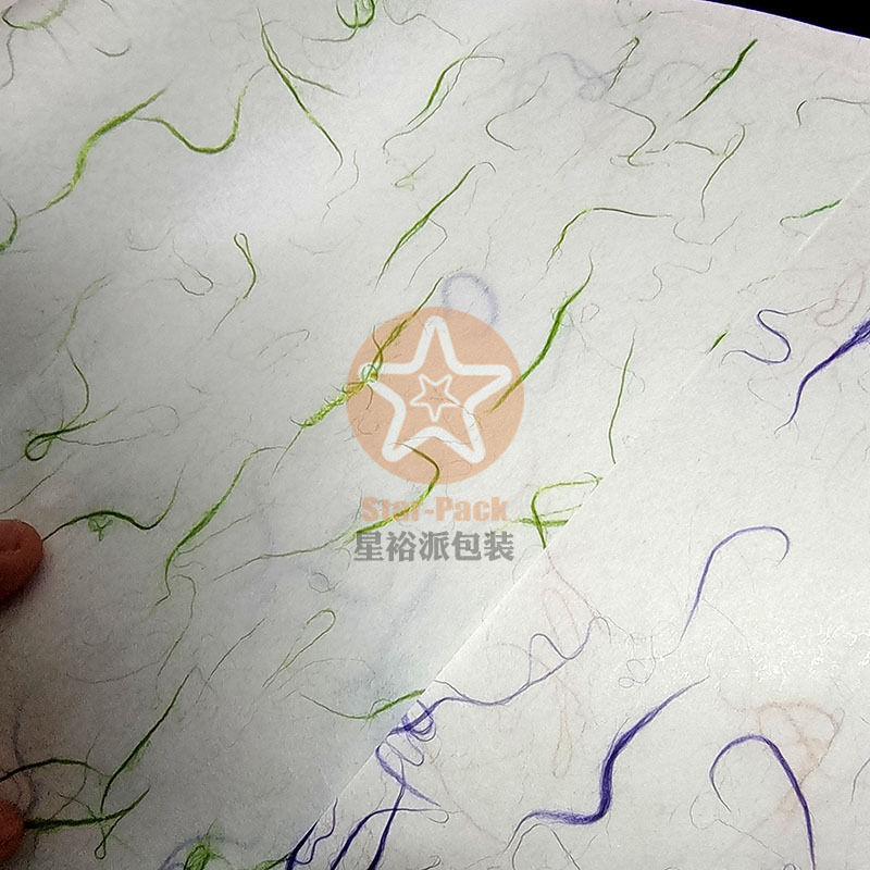 2022年新材料手工云龙纹理棉纸茶叶风琴袋铝箔袋