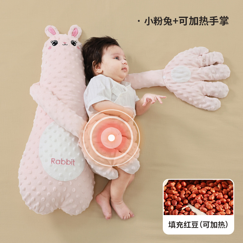 [cannot be pattern] beanie velvet-little pink rabbit [7a antibacterial hot compress warming belly and sleeping with hands]