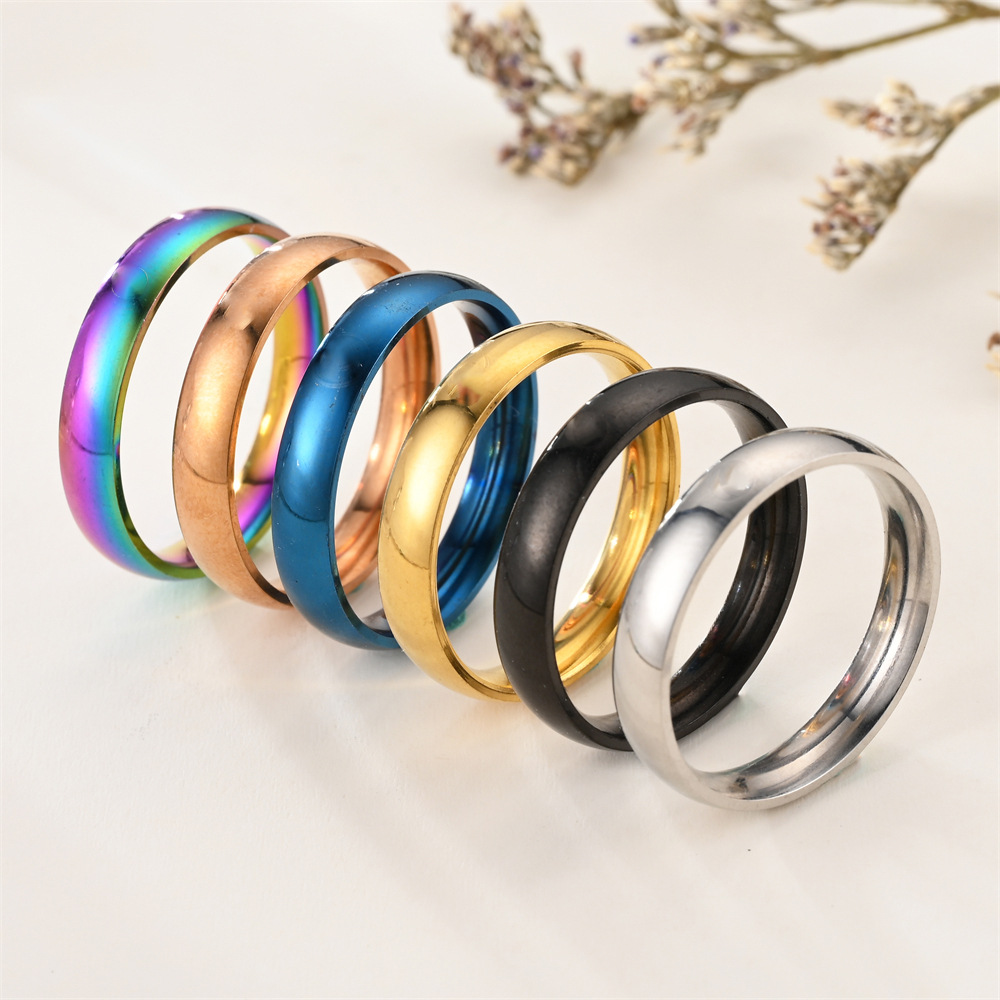 Fashion U Shape Stainless Steel Rings Metal Stainless Steel Rings 1 Piece