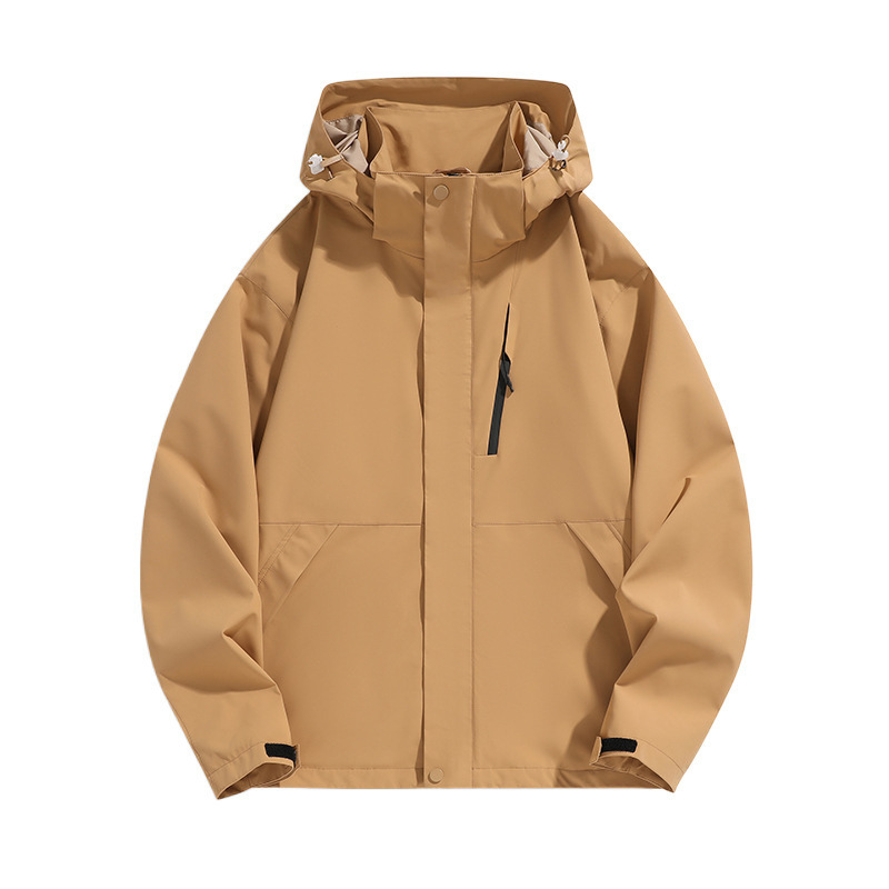 Chaqueta Cortavientos Deportiva de Montaña MD9111, de Poliéster, Sin Forro