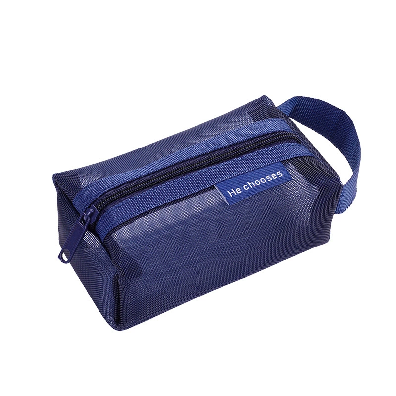 Nylon three dimensional square capacious wallet, key bag, cards, storage bag