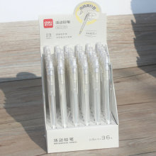 得力SH12活动铅笔0.5mm自动出铅学生考试用不易断芯0.7透明自动笔