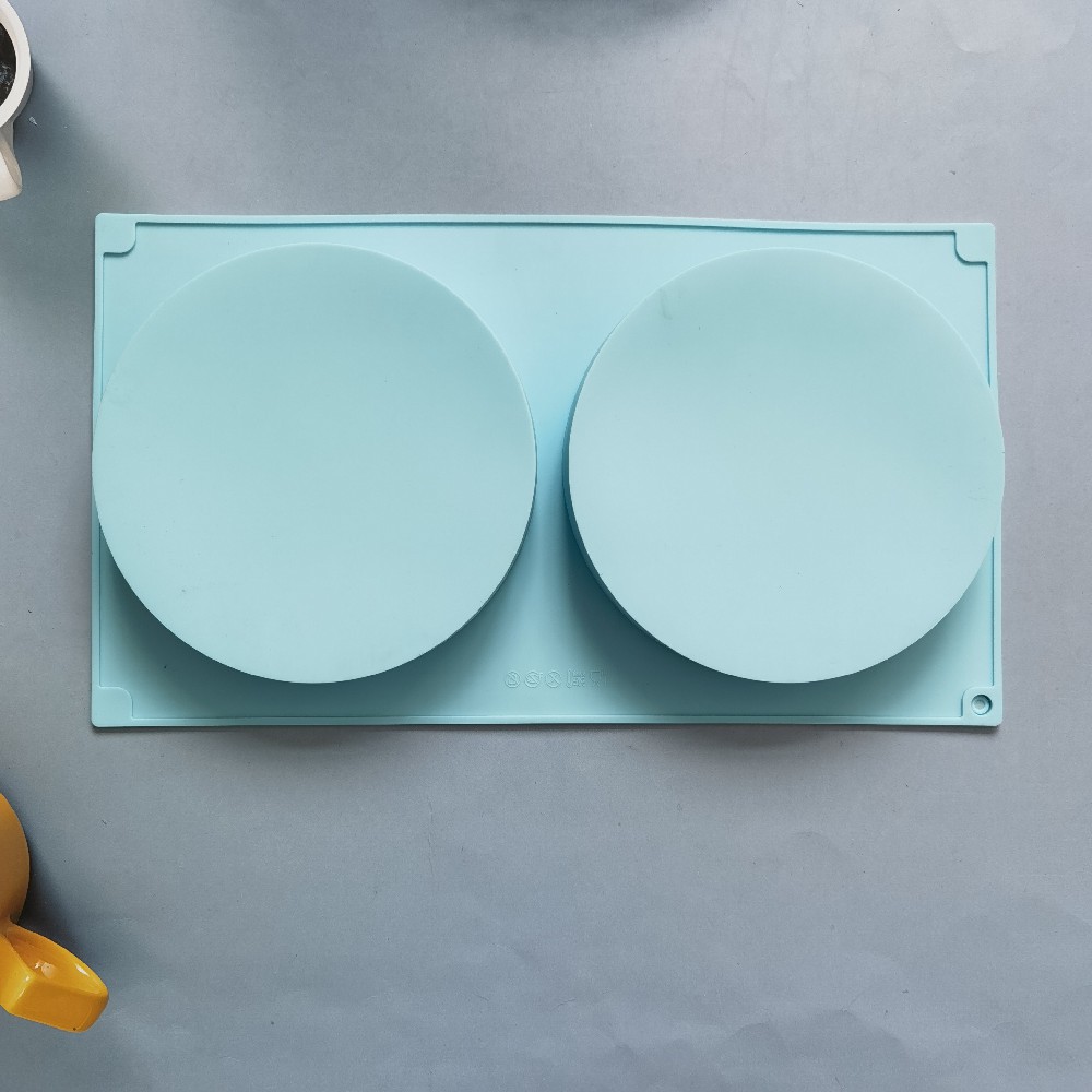 2 discos 309 pasteles molde de silicona pasteles hechos a mano gelatina torta molde de pan herramientas de horneado