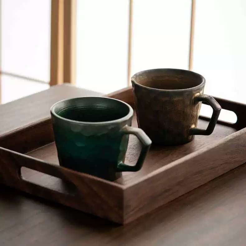 Ручная чашка ретро Mark Cup повседневная большая емкость водяная чашка грулая гончарная кофейная чашка домашняя офисная чашка