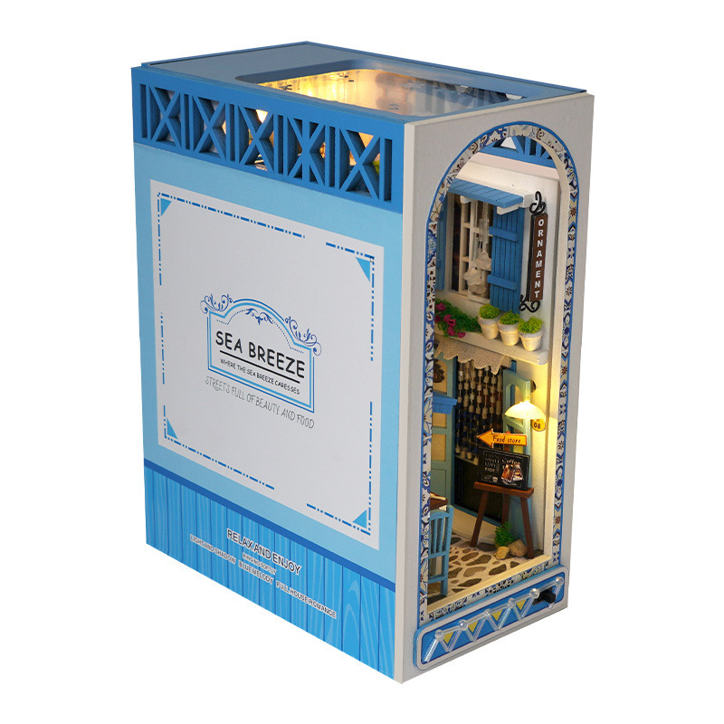 Tianyu diy cabin TC18 sea breeze land hand assembled creative three-dimensional book model ornaments puzzle gift