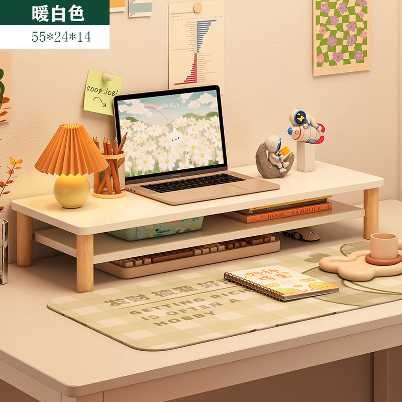 "더블" 따뜻한 흰색 다리 55x24x14CM