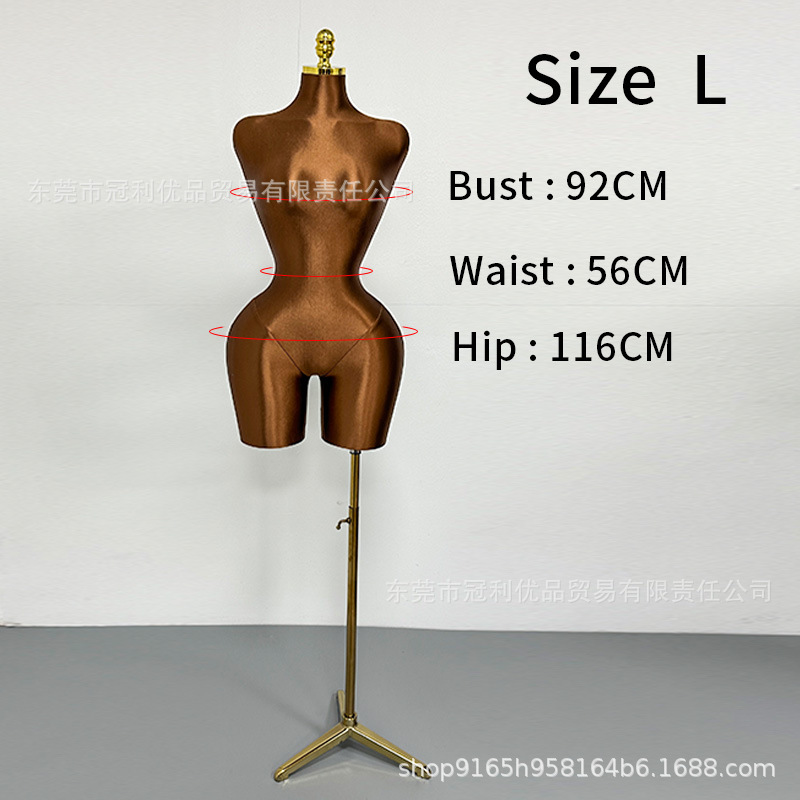 Código L modelo de bolsa de tela marrón