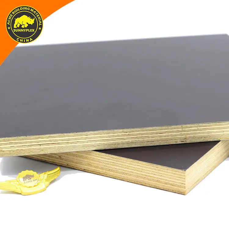 Tablero laminado de construcción al por mayor contrachapado reutilizable madera contrachapada muebles tablero multicapa tablero ecológico álamo