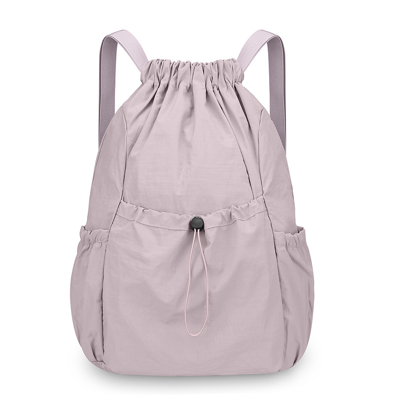 Mochila de cuerda ligera comercio exterior mochila al aire libre coreana de gran capacidad de mujeres viajes viajeros ociosos bolsa al por mayor