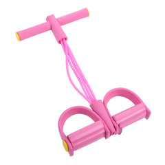 Foot Pedal Resistance Bands Four-Pipe Multifunctional Detachable Supine Sit-Up Resistance Band Amazon Foot Yoga Resistance Bands