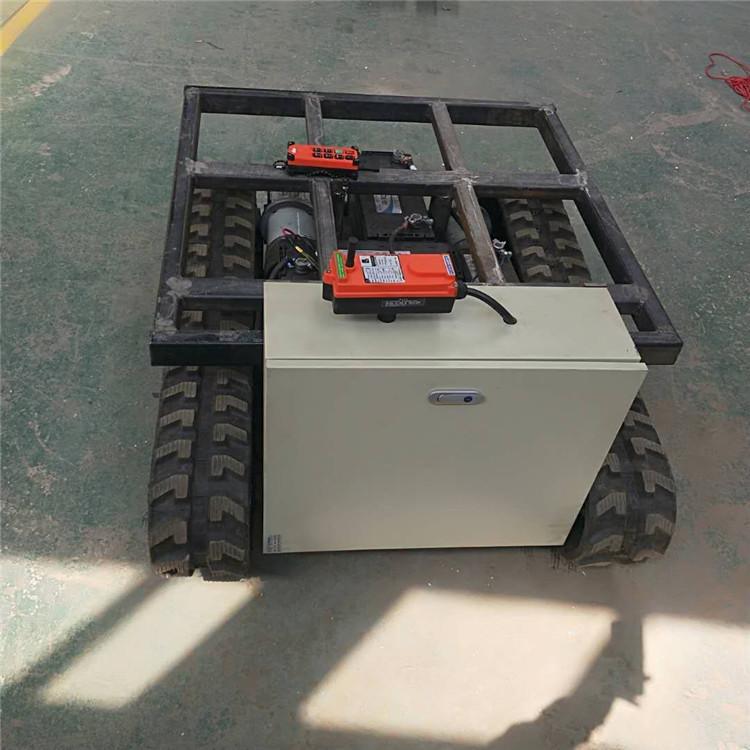 Chasis de orugas de control remoto para transporte de huertos con varias especificaciones