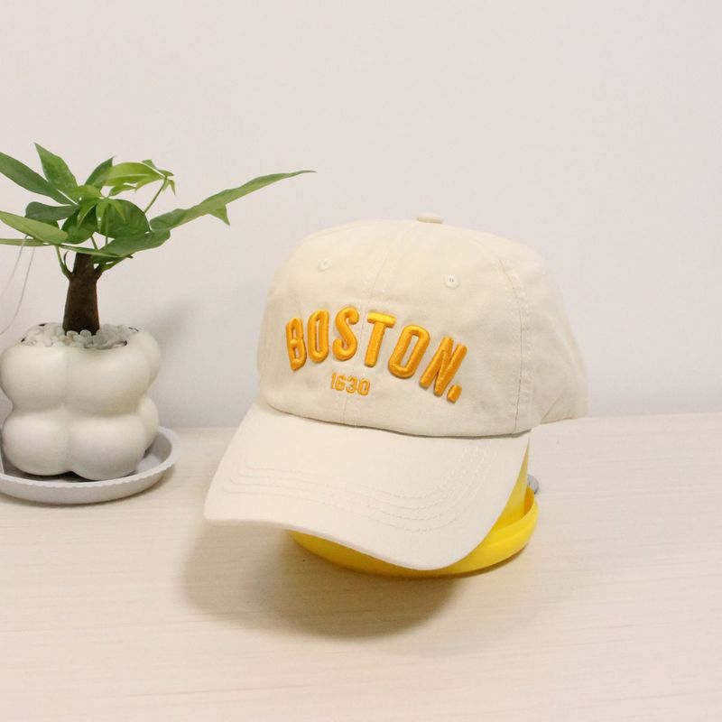 子供用帽子 刺繍入り 韓国風野球帽 刺繍文字入り ダックキャップ 韓国版 日焼け防止 男の子 女の子 おしゃれ 日よけ|undefined