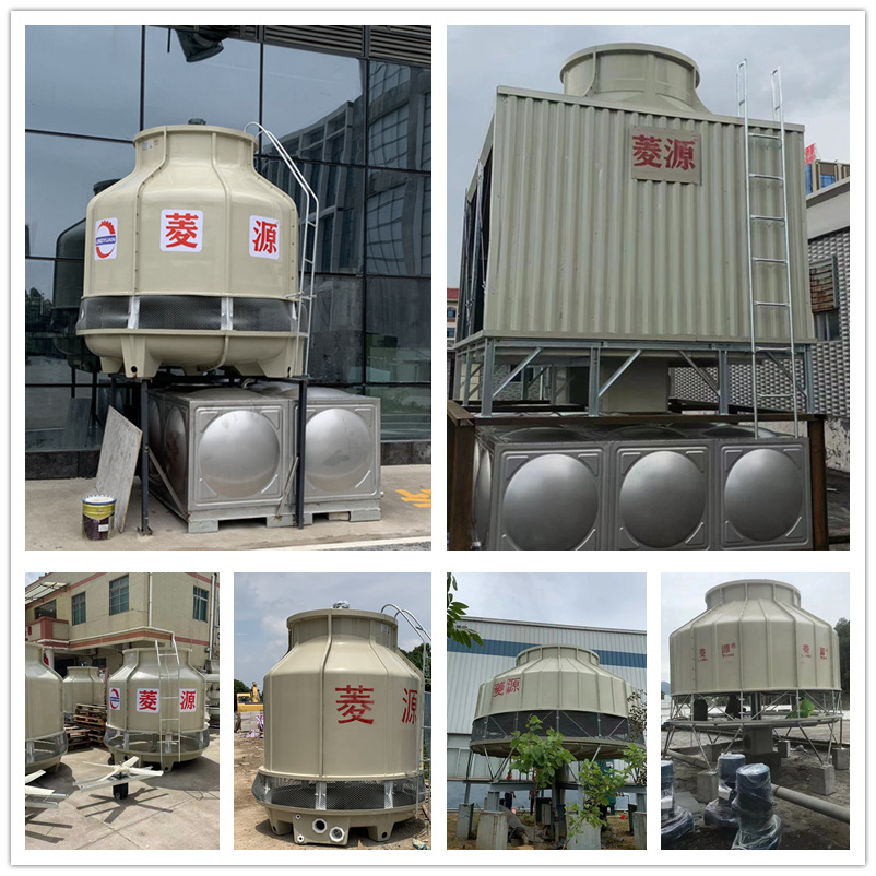 厂家长期批发方形工业冷却塔低噪音系列LRT-450T横流玻璃钢