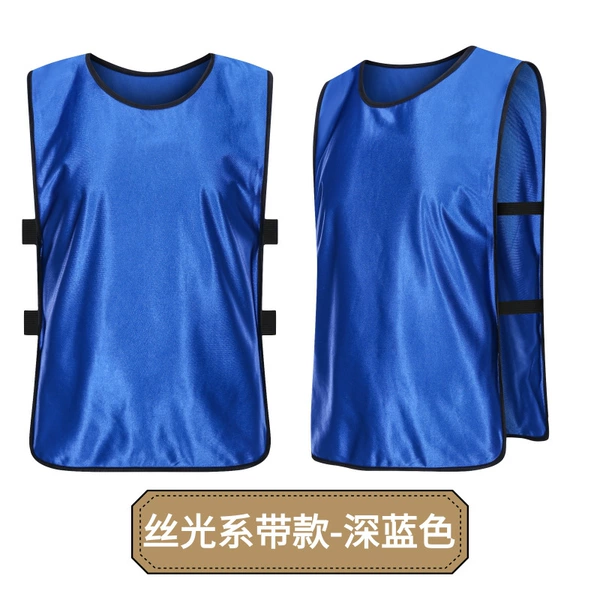 Mercerized lace-up - dark blue