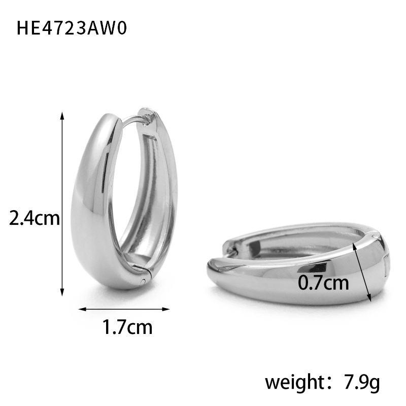 스틸 색상 2.4cm*0.7cm