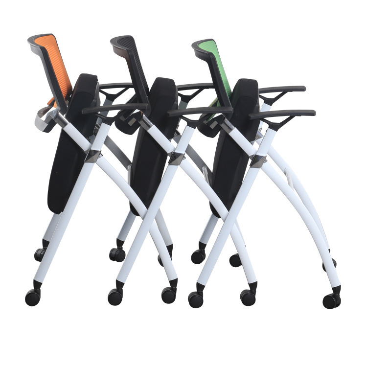 silla, silla con tablero de escritura, silla de escritura, silla plegable de tela de malla, silla ergonómica comercial, silla de oficina, silla sedentaria