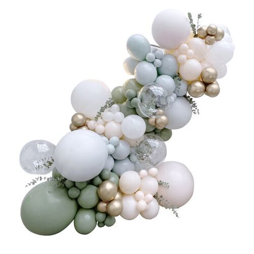 Cross-border Balloon Set New Macaron Latex Balloons Birthday Decoration Arrangement Wholesale Balloon Chain Combo Set