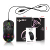 Cave mouse RGB light -emitting macro program mouse 6 key can turn off the lights to support cable mouse spot