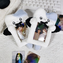 ins风可爱天使小猫韩系学生卡套书包挂件携公交证件套保护套咕卡