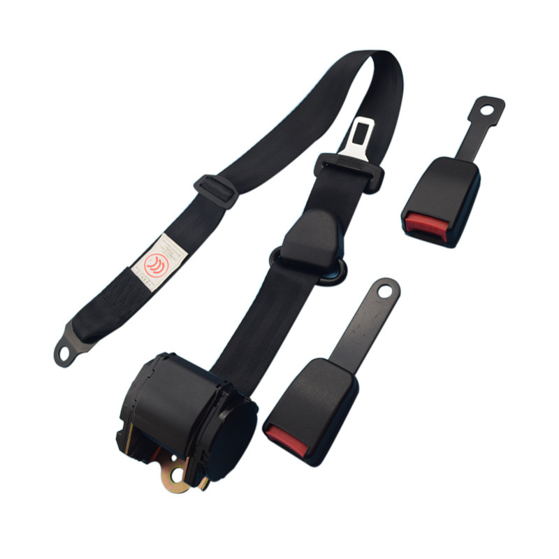 Car Seat Belts for Buses, Trucks and Buses, Automatic Retractable Three-Point Main and Passenger Seat Belts Including Emergency Locking Seat Belts