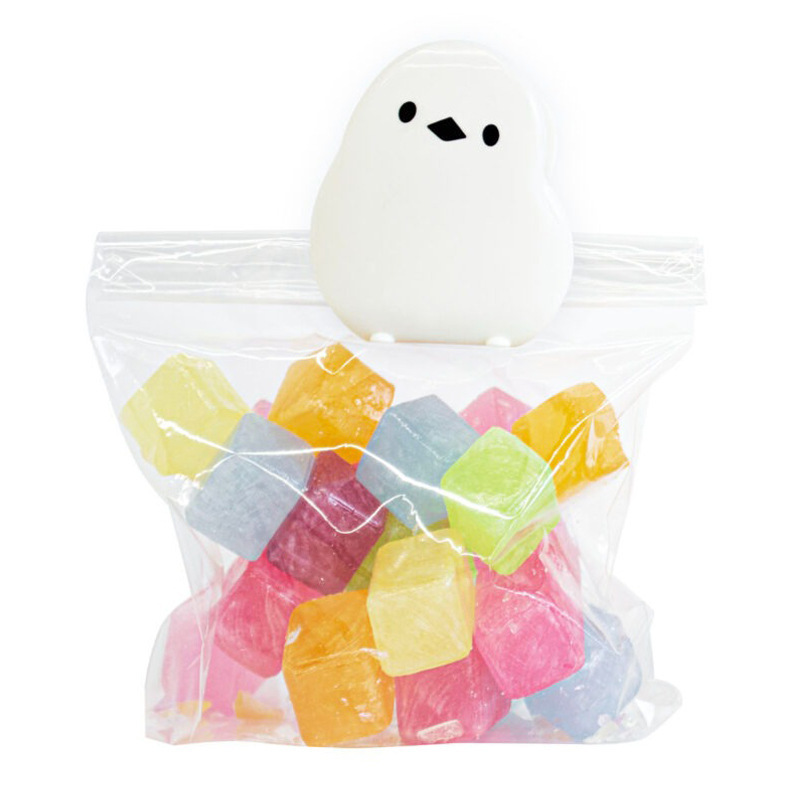 日本輸入kokuboかわいいシールクリップキッチン食品袋シールクリップスナックポテトチップス粉ミルク防湿クリップ|undefined
