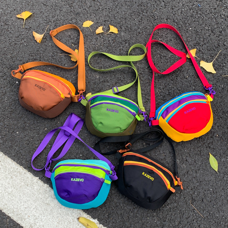2025 Casual Contrasting Color Men's and Women's Versatile Family Sports Ins Portable Waterproof Nylon Versatile Crossbody Chest Bag 2025 Casual Contrasting Color Men's and Women's Versatile Family Sports Ins Portable Waterproof Nylon Versatile Crossbody Chest Bag