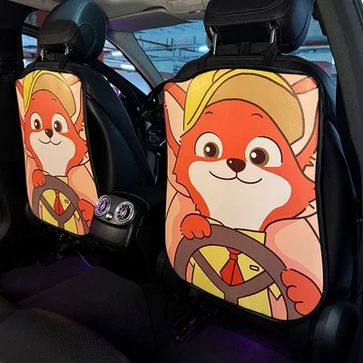 Chair back anti-kick pad Universal Rear Seat Backrest - fox-nick-long-anti-kick-pad-2-pieces