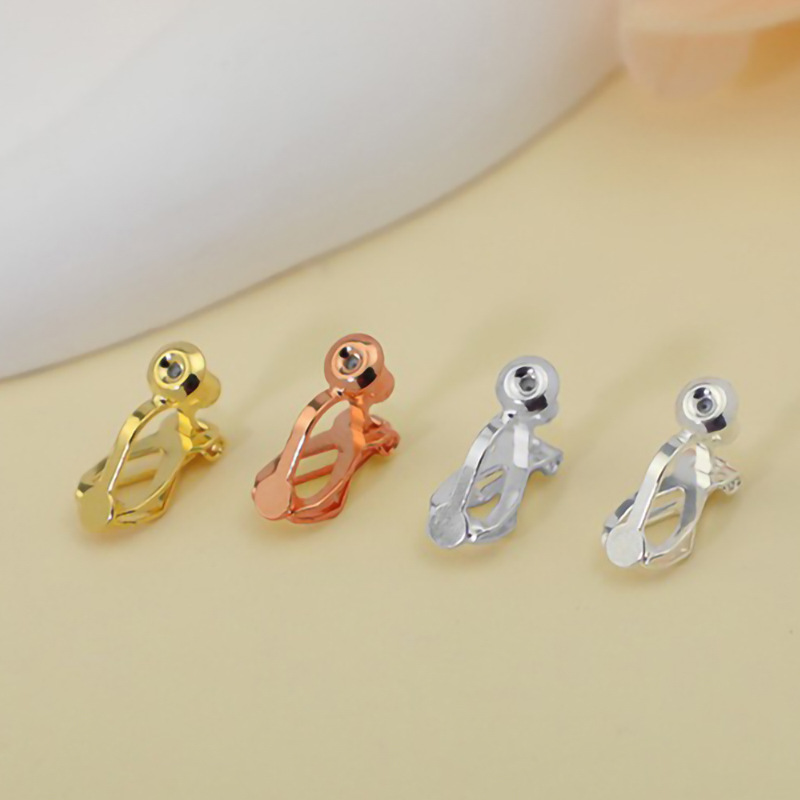 Triangle Clip Ear Clip Converter Ear Stud Ear Needle Bullet Conversion Ear Clip Accessories DIY Ear Clip without Ear Holes