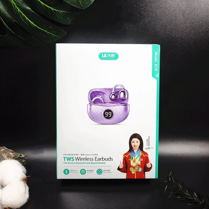 Брендовая открытая беспроводная Bluetooth-гарнитура OWS с супердлительным временем автономной работы и режимом ожидания с тяжелыми басами Bluetooth в подарочной упаковке