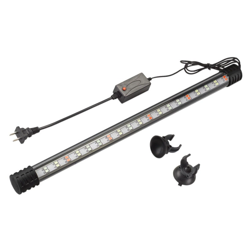 Выделите Аквариум Дайвинг Свет Аквариум Водонепроницаемый Выключатель Света Изменение Цвета Освещение Водная Трава Свет Двухрядный Трехцветный Свет Аквариума