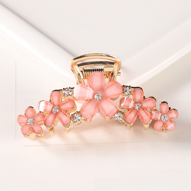 Accessori per capelli in stile coreano, lingotto di cristallo, fermaglio per capelli, lega elettrolitica, forcina per capelli, forcina per capelli, Internet, celebrità, elegante, ragazza dei fiori, tutto abbinato, Gr_voghion.com