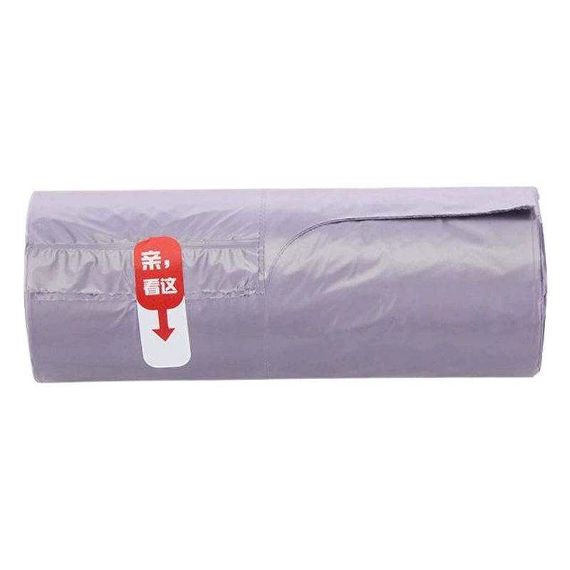 Плоский рот портативный черный нейтральный упаковочный жилет типа большой мешок для мусора оптом завод прямой сортировки мусора