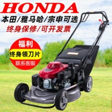 汽油割草机本田雅马哈动力草坪修剪机除草机果园手推打草机推草机