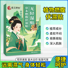 乾艾世医草本燃腹贴艾灸肚脐贴腹部穴点贴艾草温灸贴批发