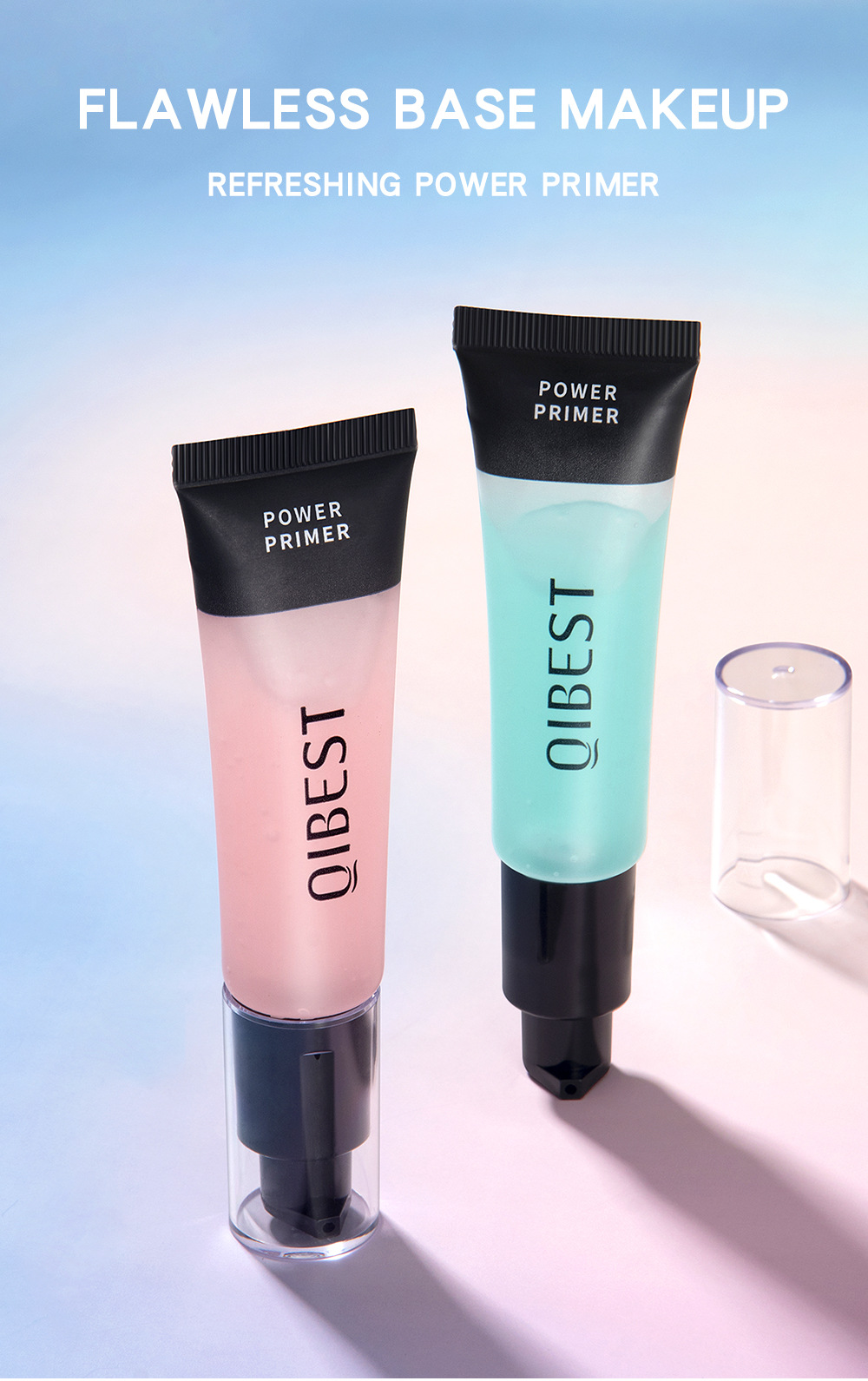 QiBest Pre-Makeup Gel Moisturizing Pore-Invisible Base Gel Pre-Makeup Base Cream Pre-Makeup Gel Cross-border details Picture