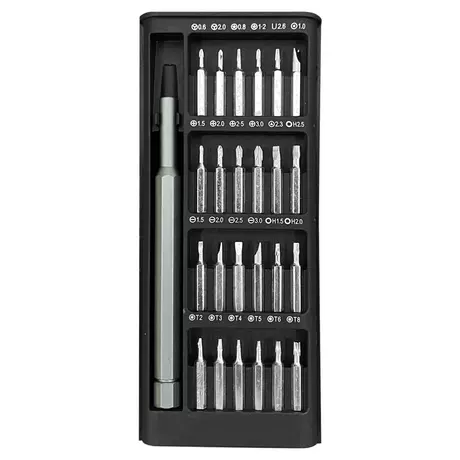 [25 in one] finishing (aluminum handle) magnetic box