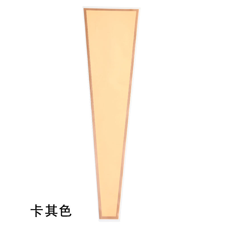 Huaxi Día de San Valentín Marco simple Bolsa de embalaje de flores Bolsa de tubo recto rosa Película opp Florería impermeable