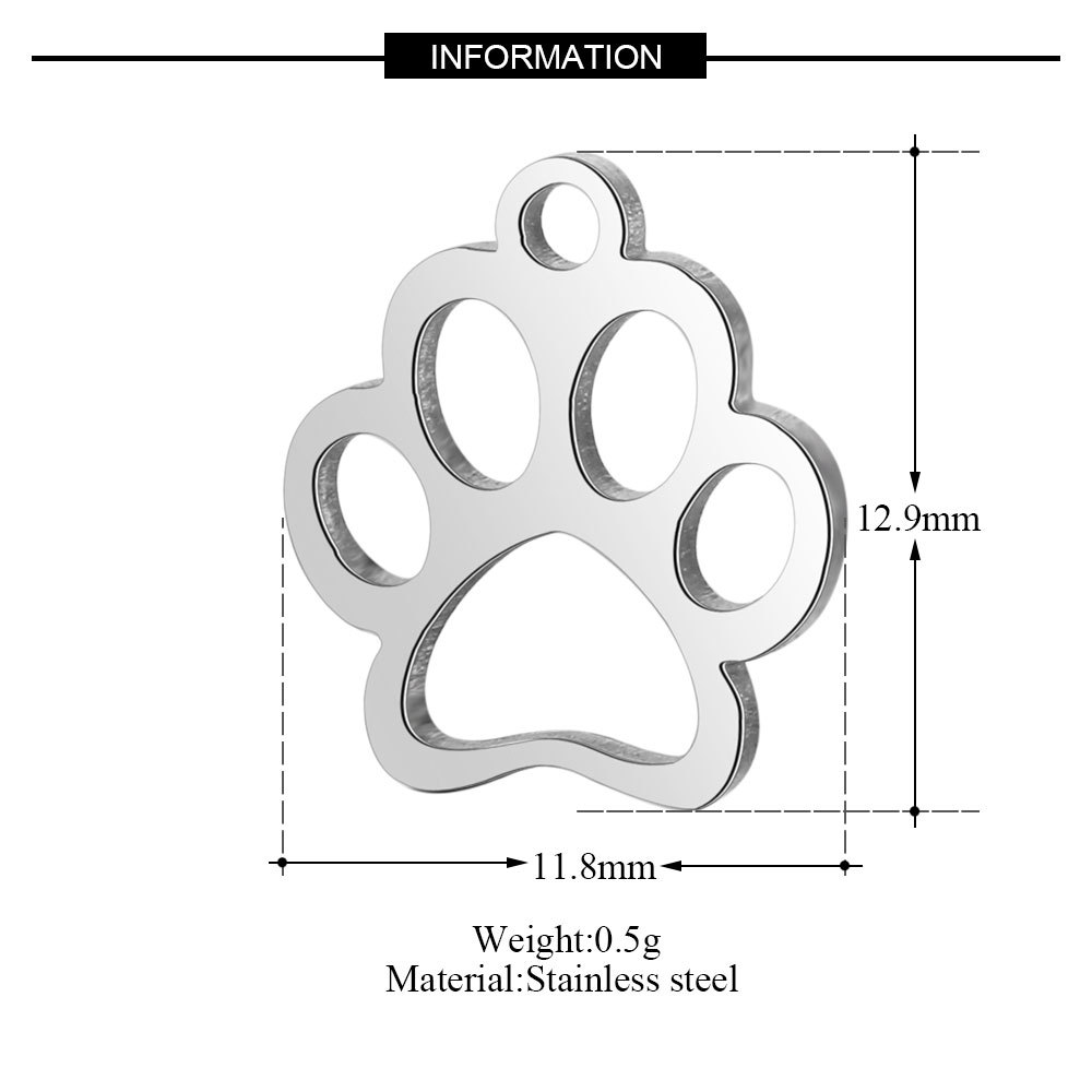 Accessory stainless steel, accessories, polishing cloth, pendant, DIY 2