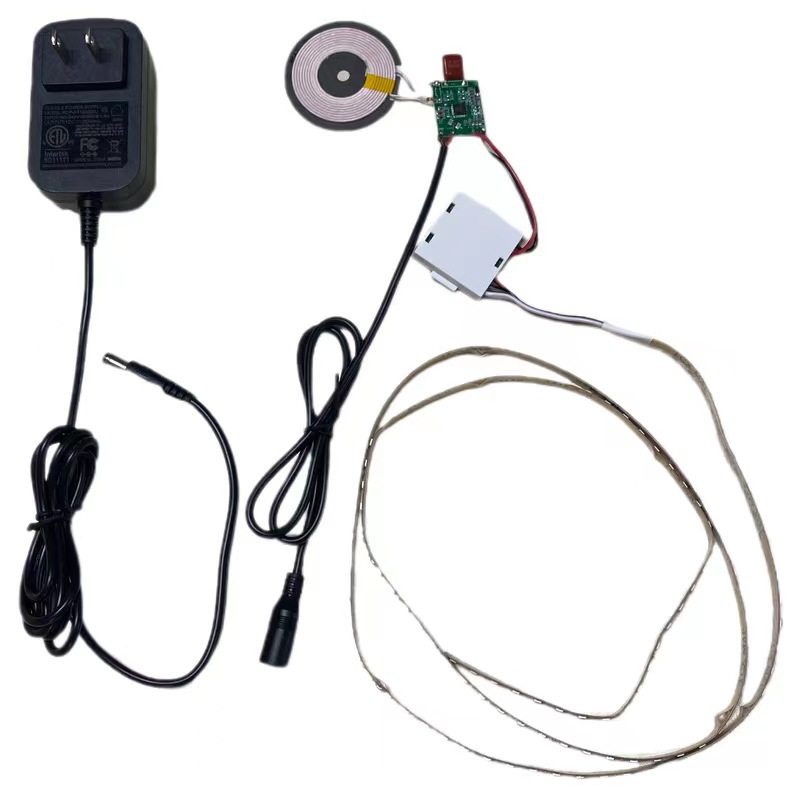 Carga inalámbrica control táctil cabina de cabezal de cama tipo integrado carga de teléfono móvil con lámpara instalada image 3