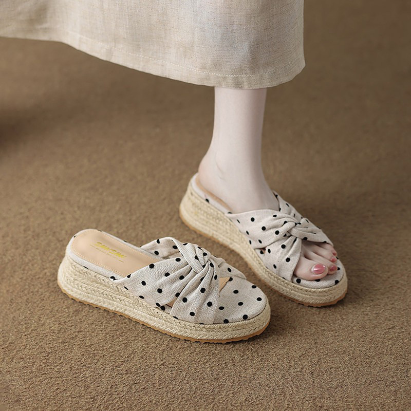 6cm Height-Increasing Straw-Woven Vacation Style 2026 Summer New Flat Sandals for Women, Summer Wedge Open-Toe Sandals for Petite Women 6cm Height-Increasing Straw-Woven Vacation Style 2026 Summer New Flat Sandals for Women, Summer Wedge Open-Toe Sandals for Petite Women