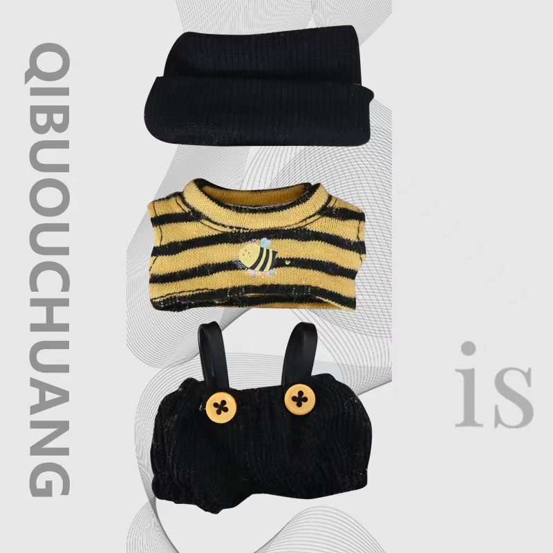 labubu4.0心底密码4代拉布布衣服labubu娃衣7cm玩偶公仔可穿着替|undefined