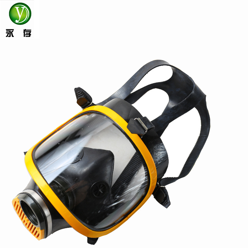 过滤式综合防毒面具全面罩 呼吸面具 大视野面罩可搭配滤毒罐